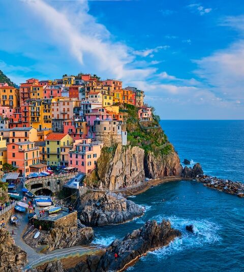 Italiens by vid kusten